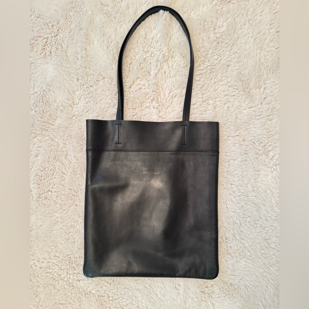 Madewell Black Leather Shoulder Bag